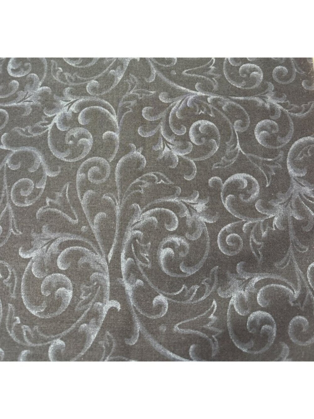 Elegant Black Cotton Fabric 1 2/3 yards x 108" Crafts Quilting